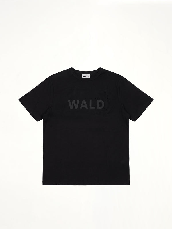 Wald Logo T-Shirt in Black