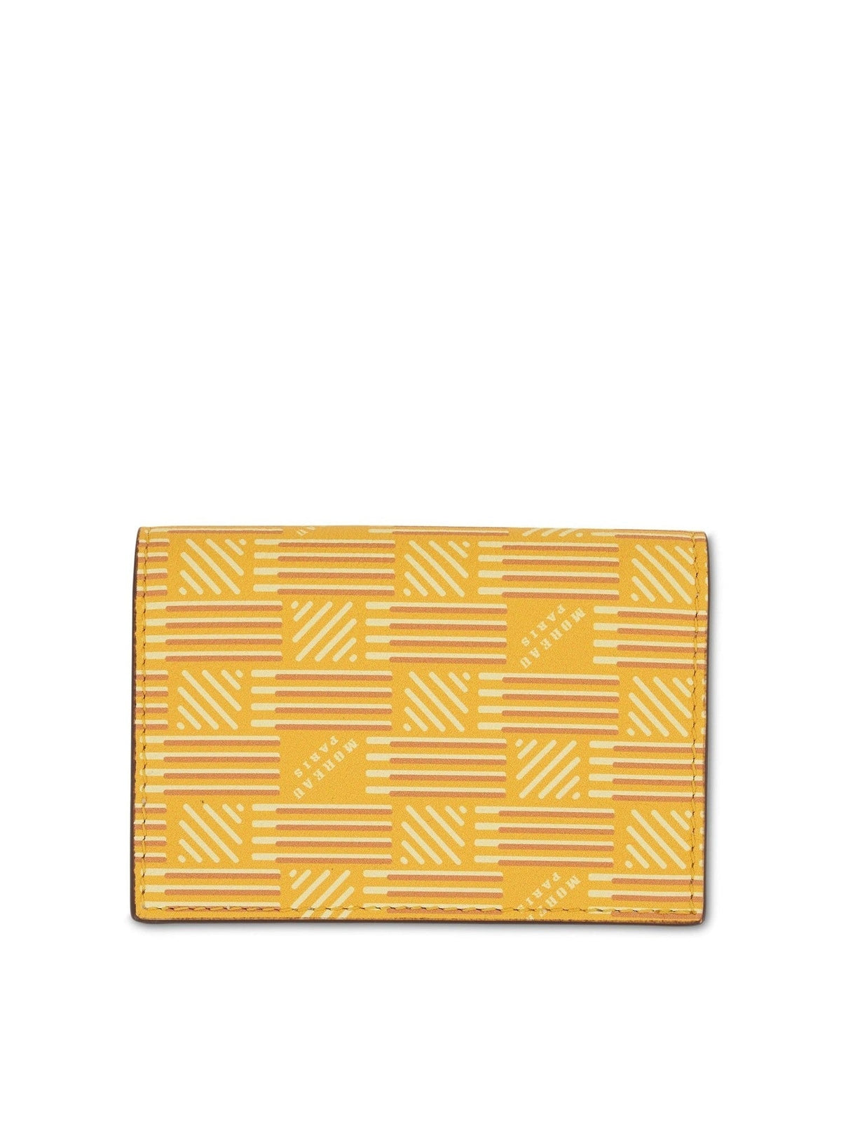 Flap Wallet with Gusset in Yellow
