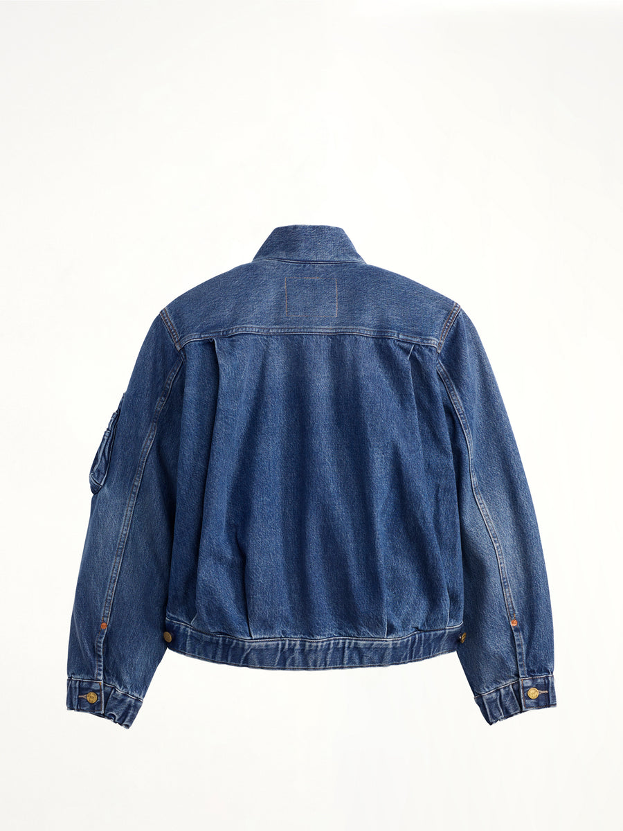Sacai x Levi's Womens Denim Blouson in Blue
