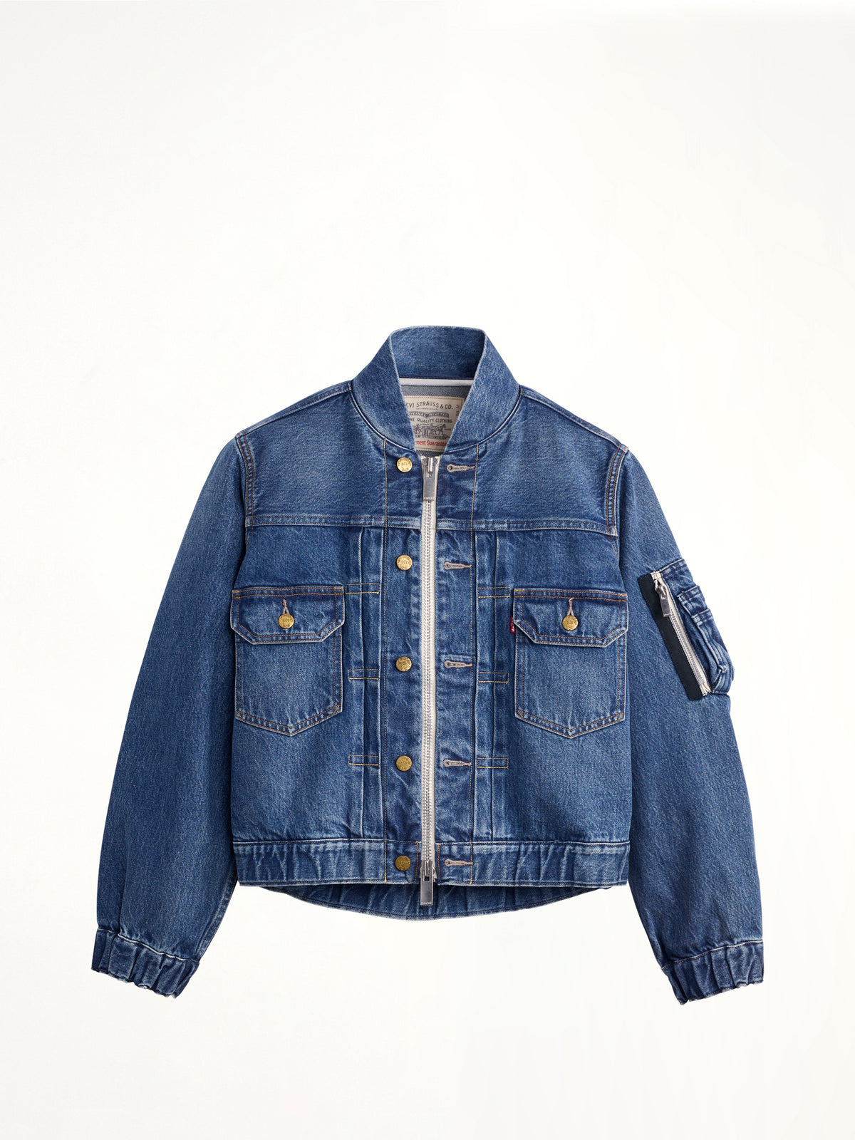 Sacai x Levi's Womens Denim Blouson in Blue