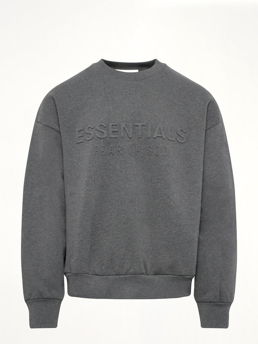 Classic Crewneck Sweatshirt in Charcoal Heather
