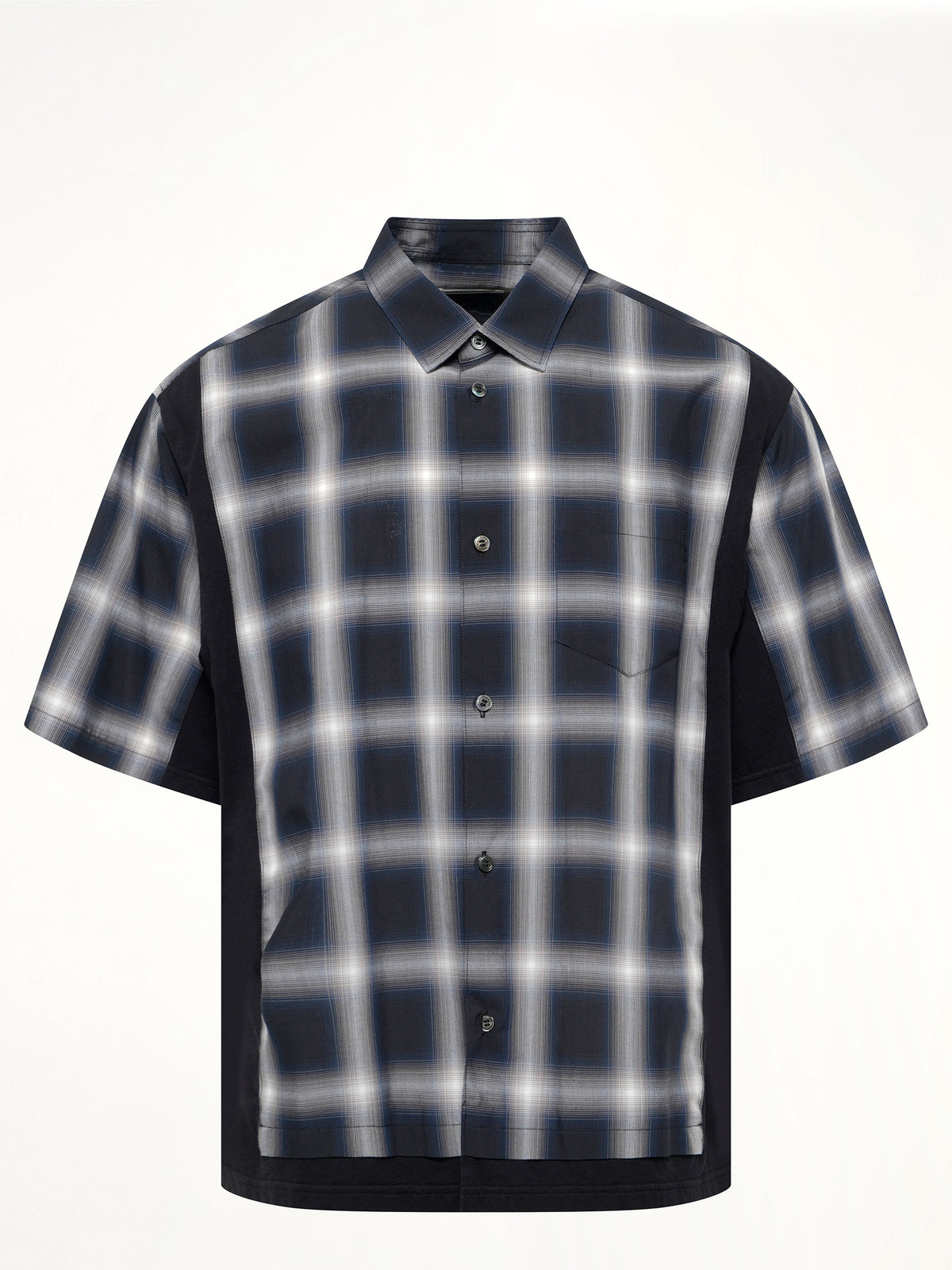 Combo Check SS Shirt in Black