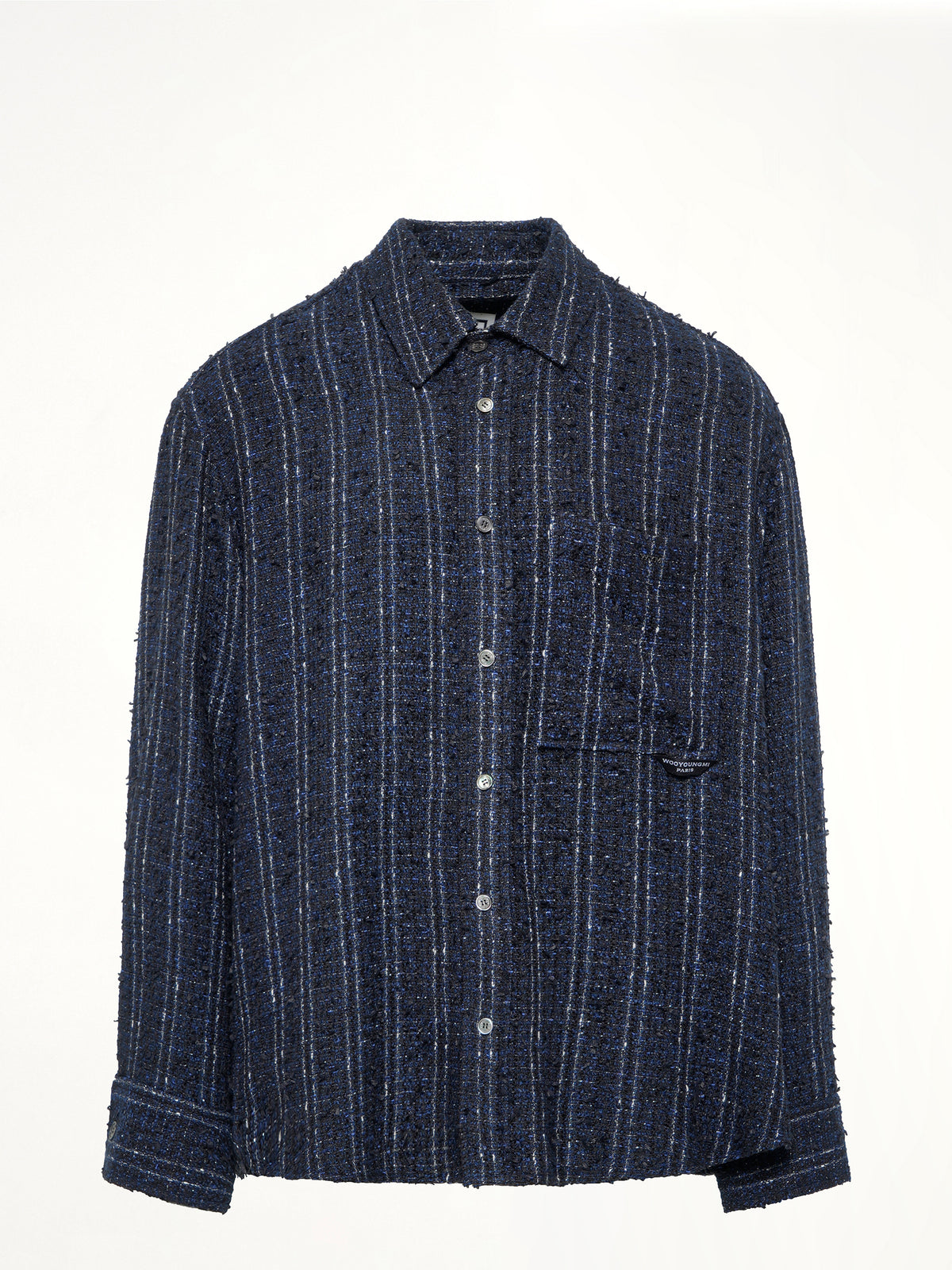 Tweed Shirt in Navy