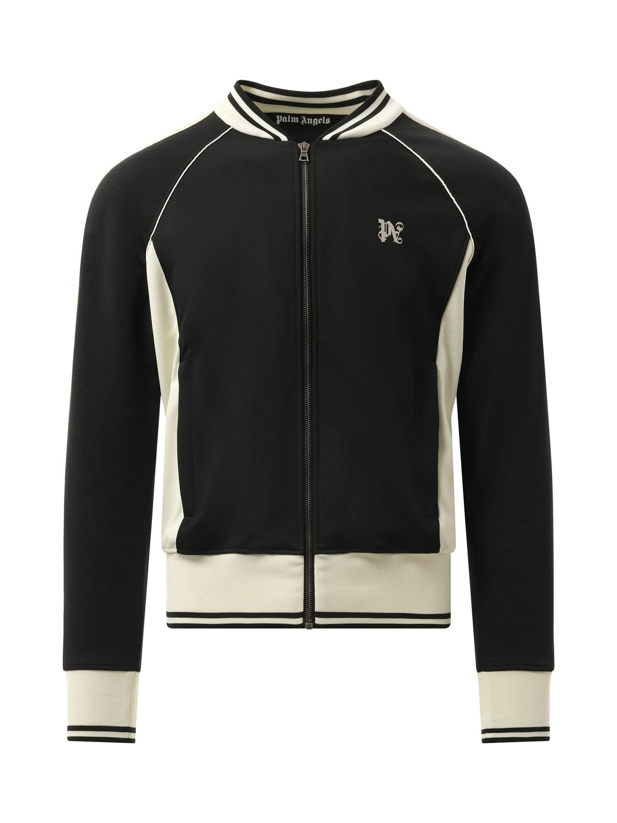 New Monogram Track Jacket in Black/Off White