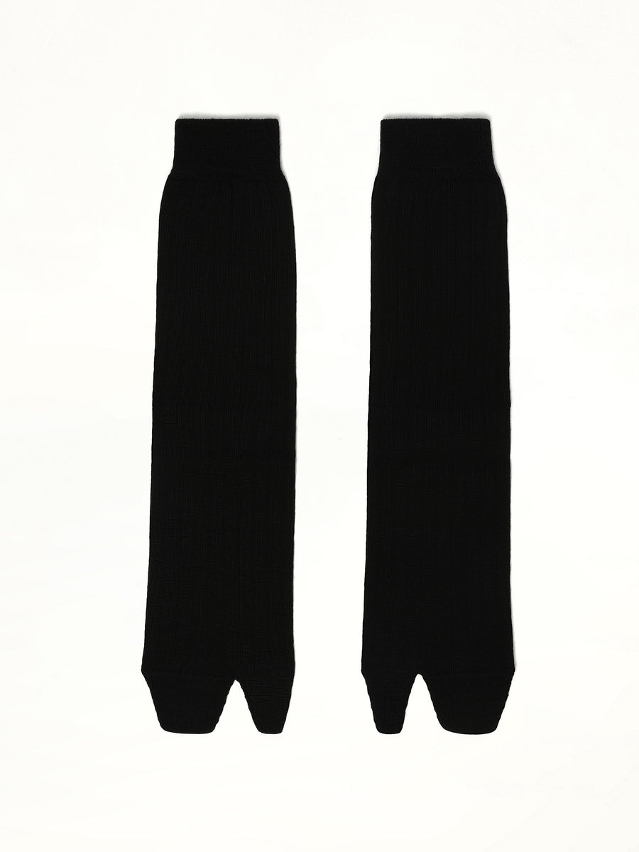 Tabi Bootleg Socks in Black