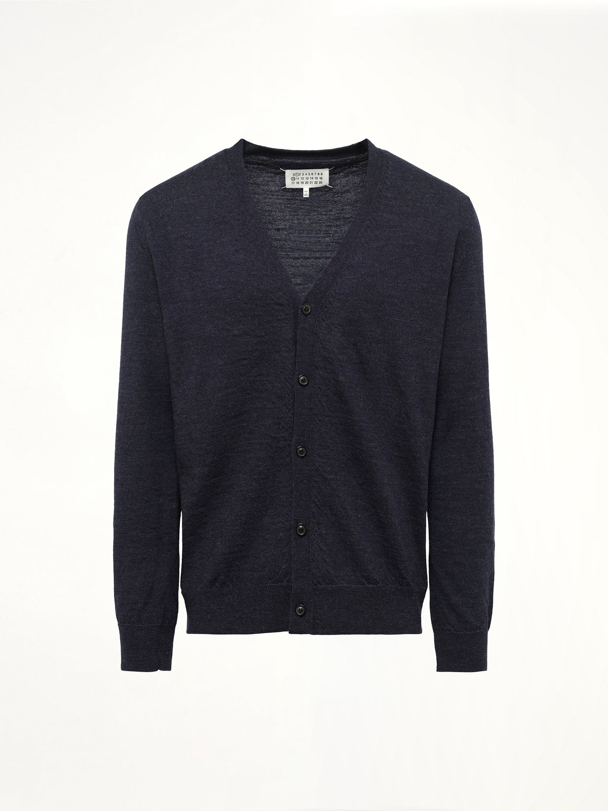 Gauge 12 Elbow Patch Cardigan in Navy