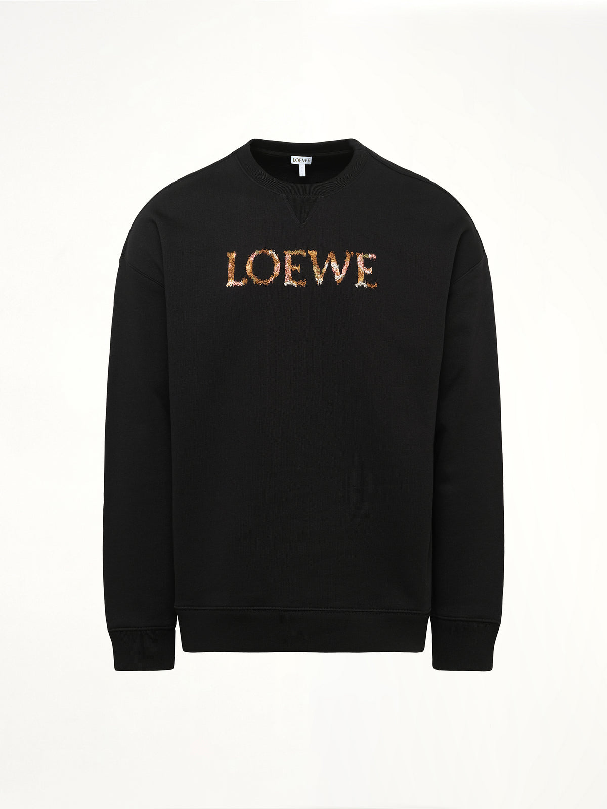 Regular Fit Sweatshirt in Black