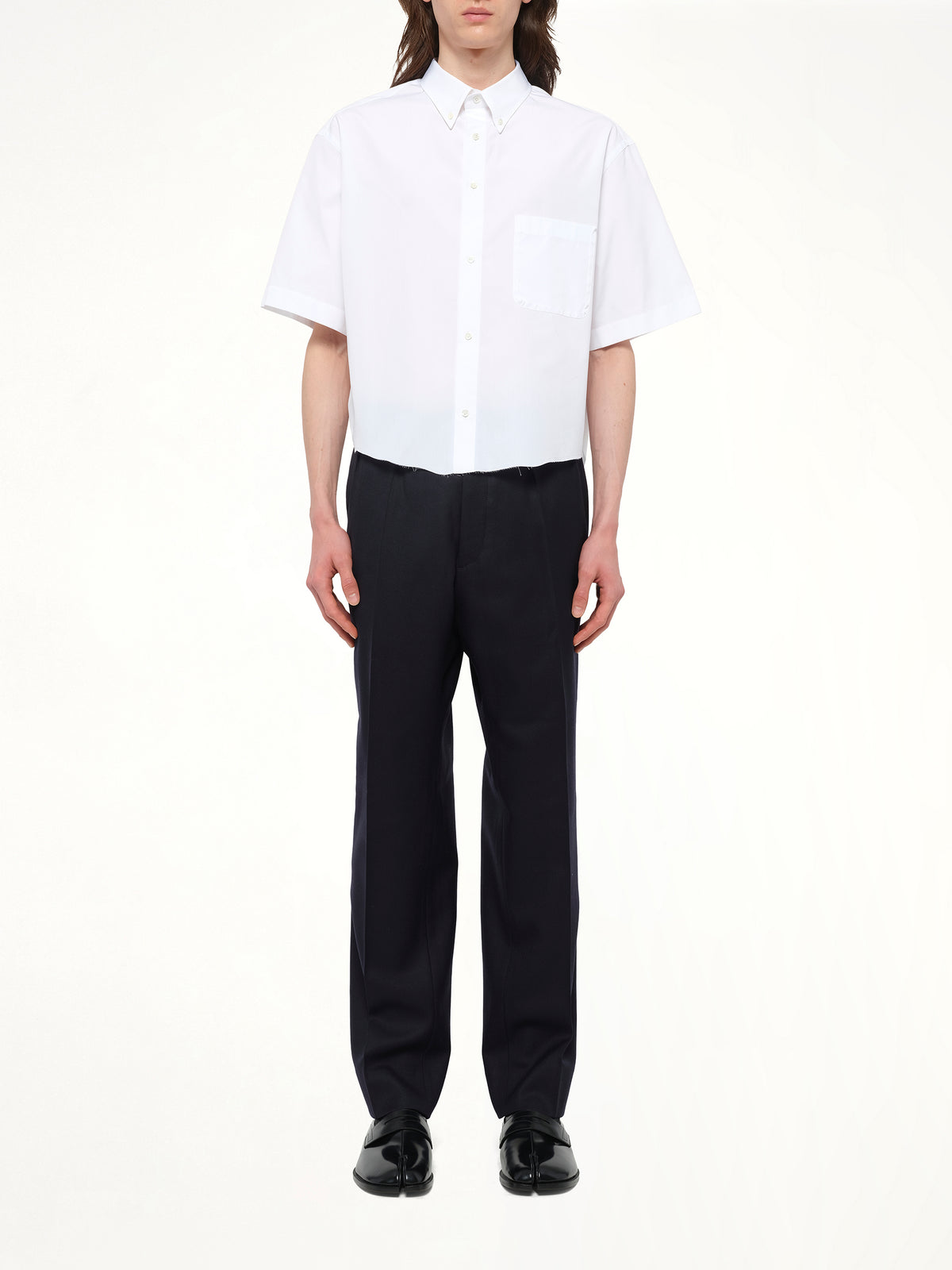 Short-sleeved Shirt in White