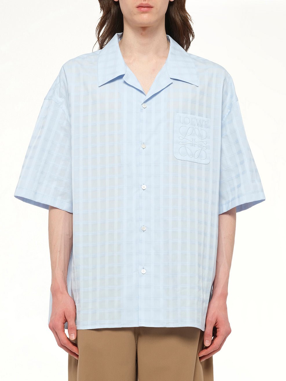 Short Sleeve Shirt in Light Blue