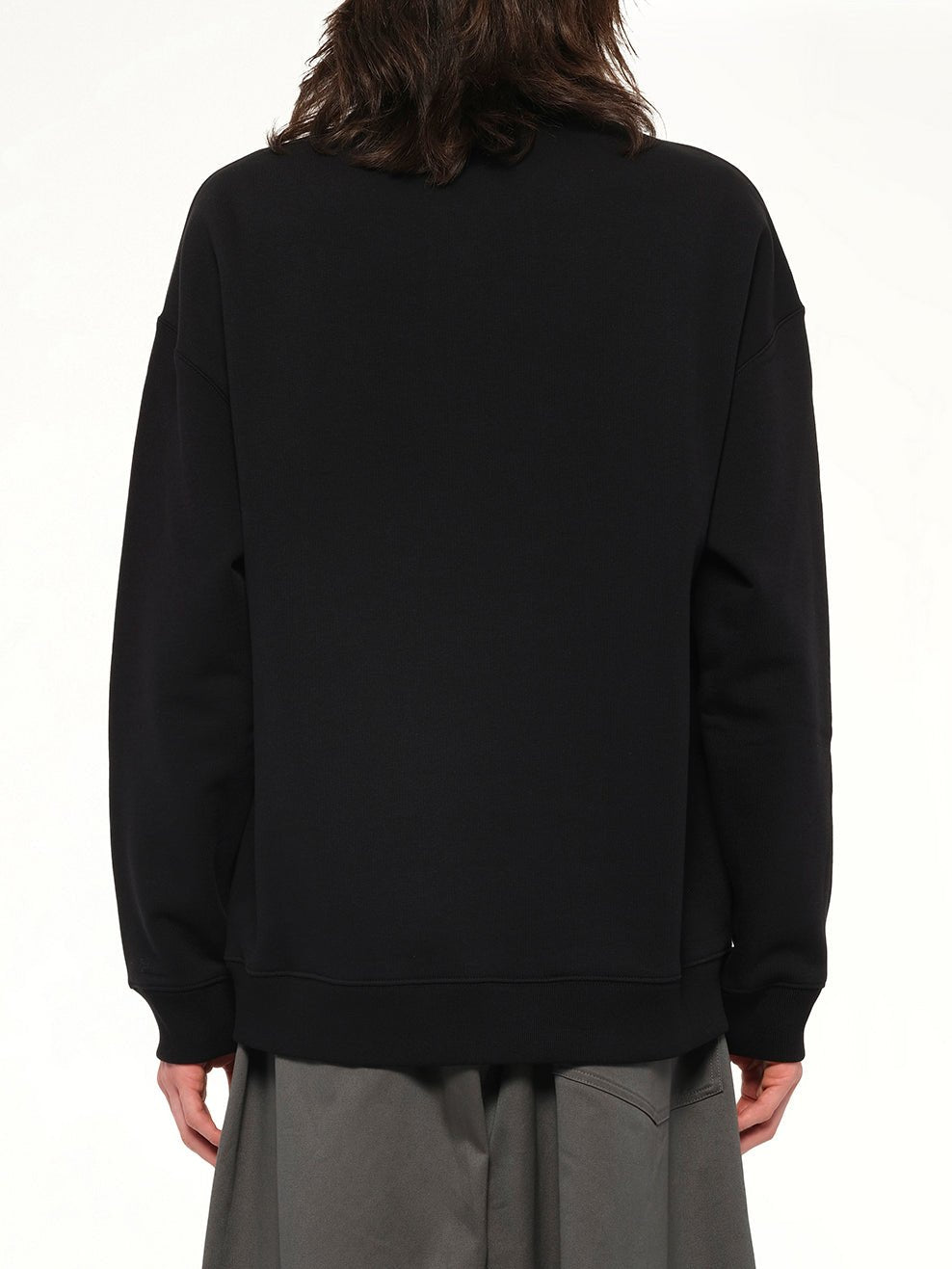 Regular Fit Sweatshirt in Black