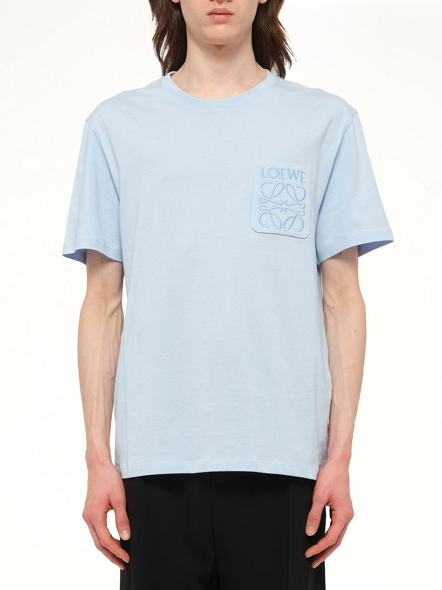 Relaxed Anagram T-Shirt in Sky Blue