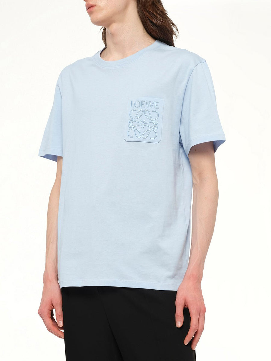 Relaxed Anagram T-Shirt in Sky Blue