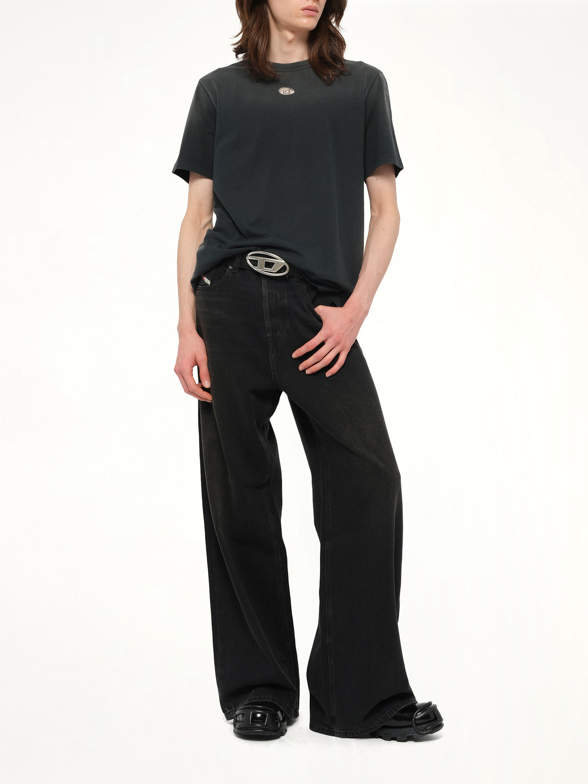 T-ADJUST-T1 T-Shirt in Black