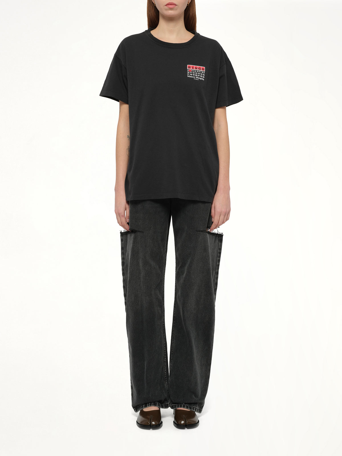"Bingo" T-Shirt in Carbon