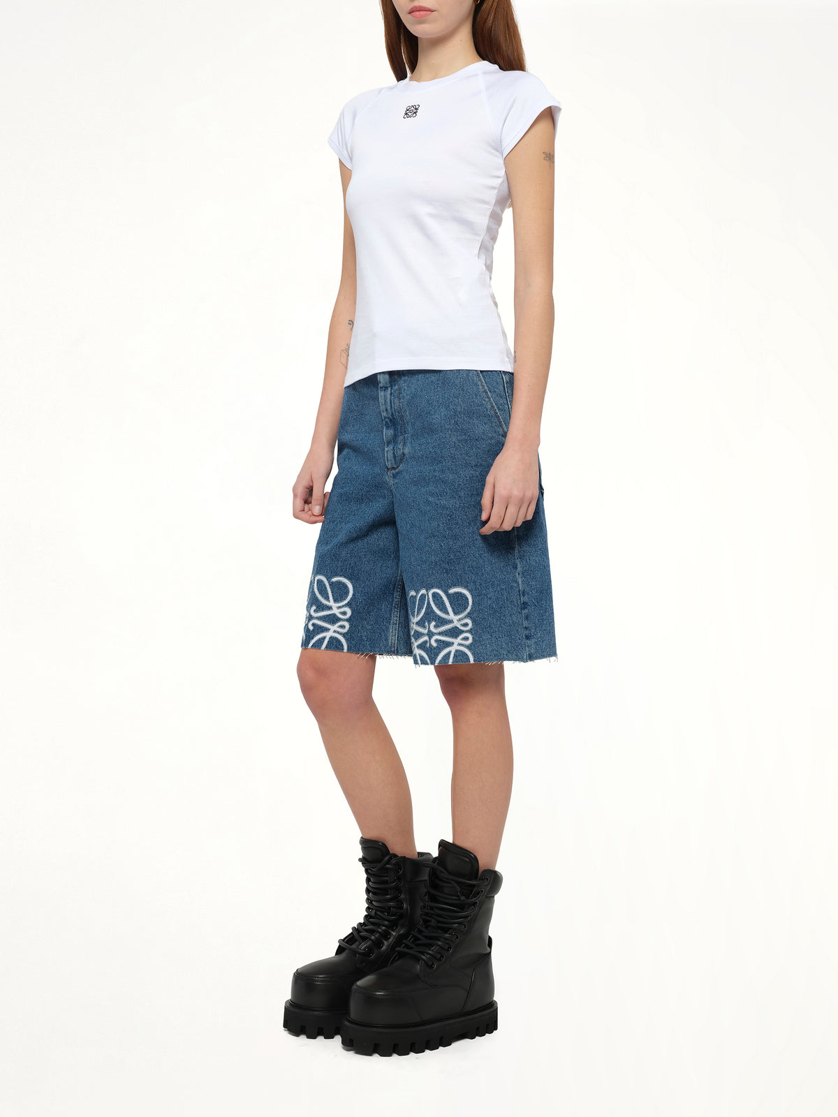 Small Fit Anagram T-Shirt in White