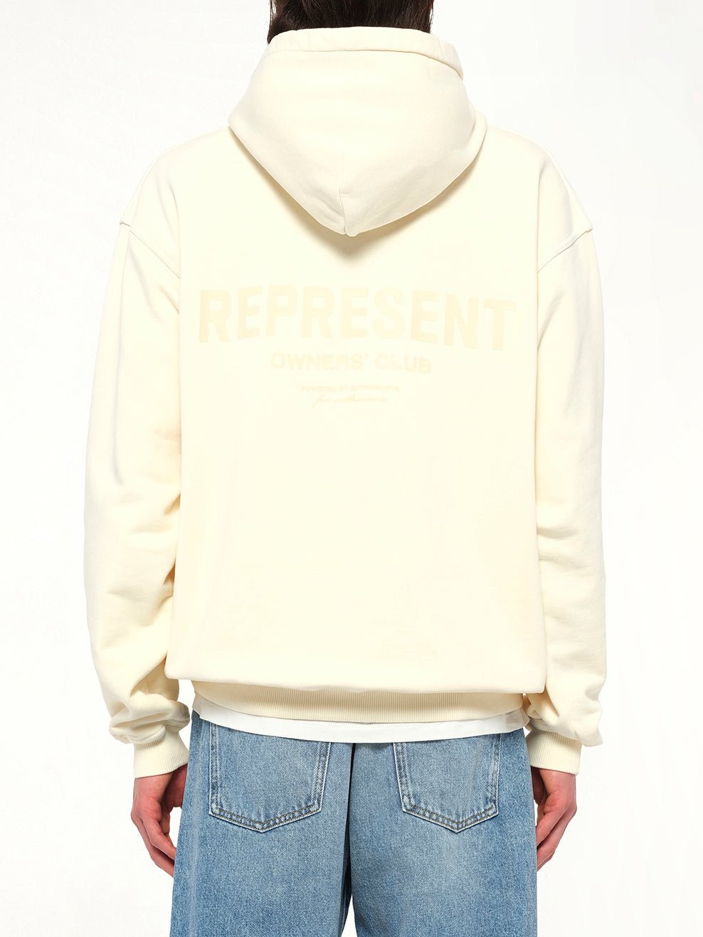 Represent Owners Club Hoodie in Buttercream
