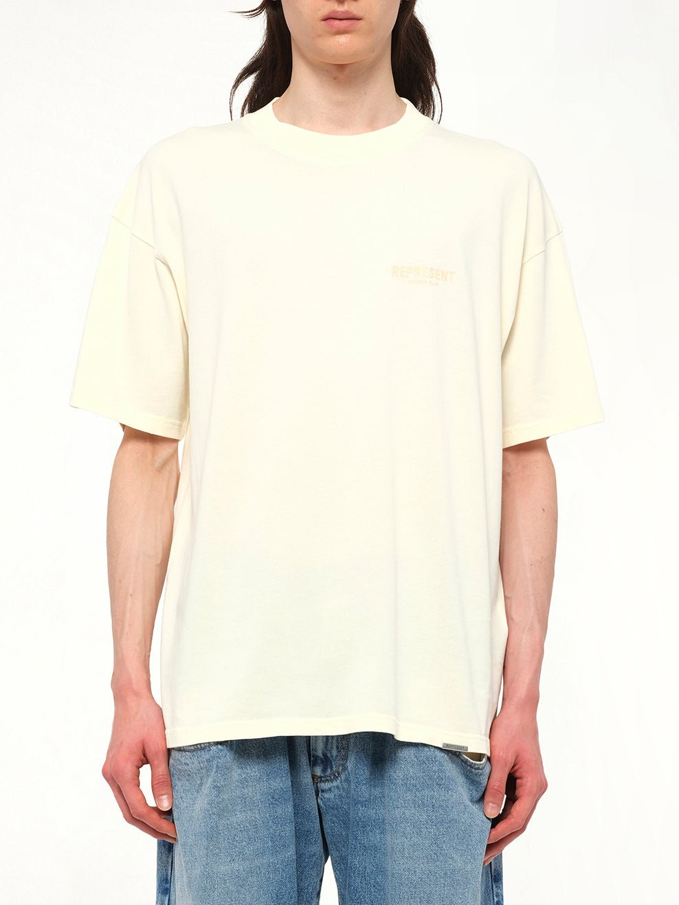 Represent Owners Club T-Shirt in Buttercream