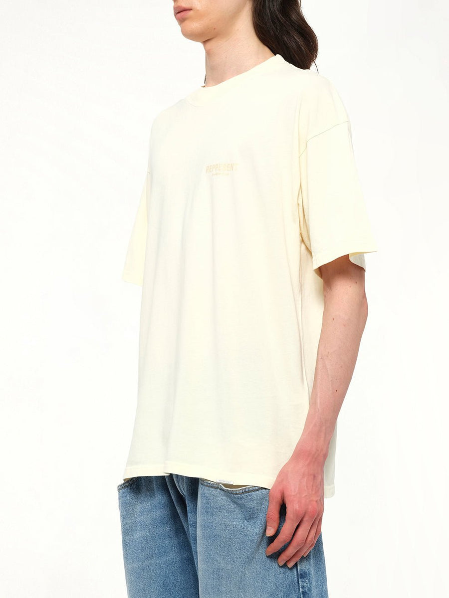 Represent Owners Club T-Shirt in Buttercream