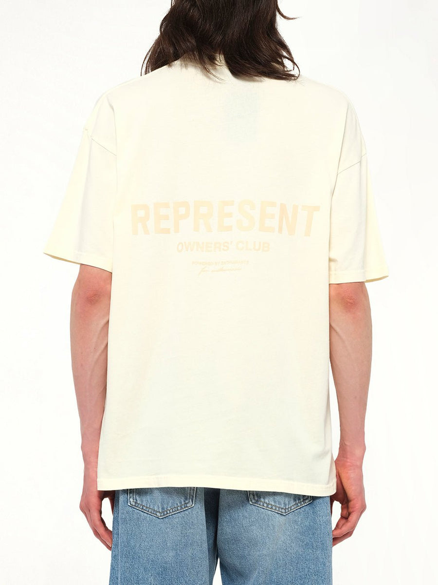 Represent Owners Club T-Shirt in Buttercream