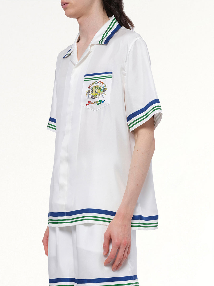 Kawaii Tennis Boy Shirt in Multicolour