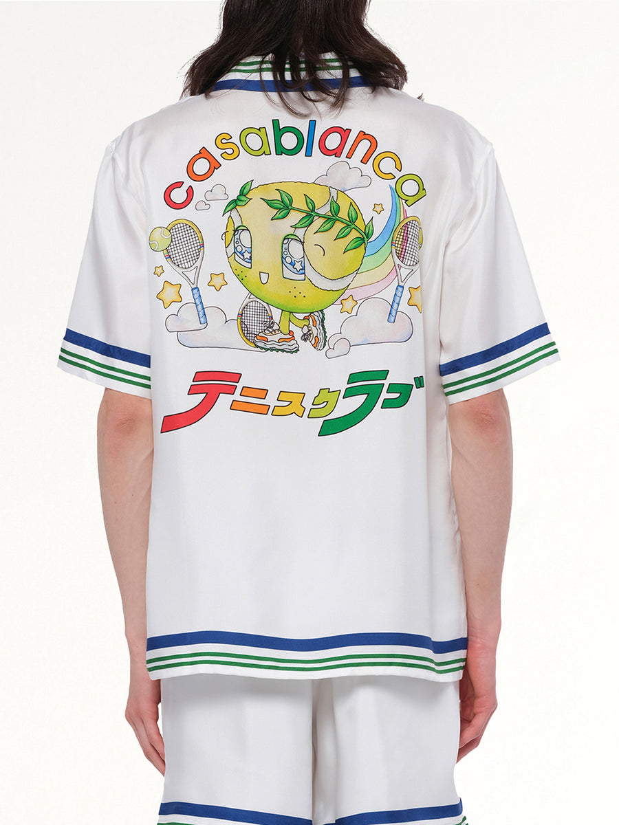 Kawaii Tennis Boy Shirt in Multicolour
