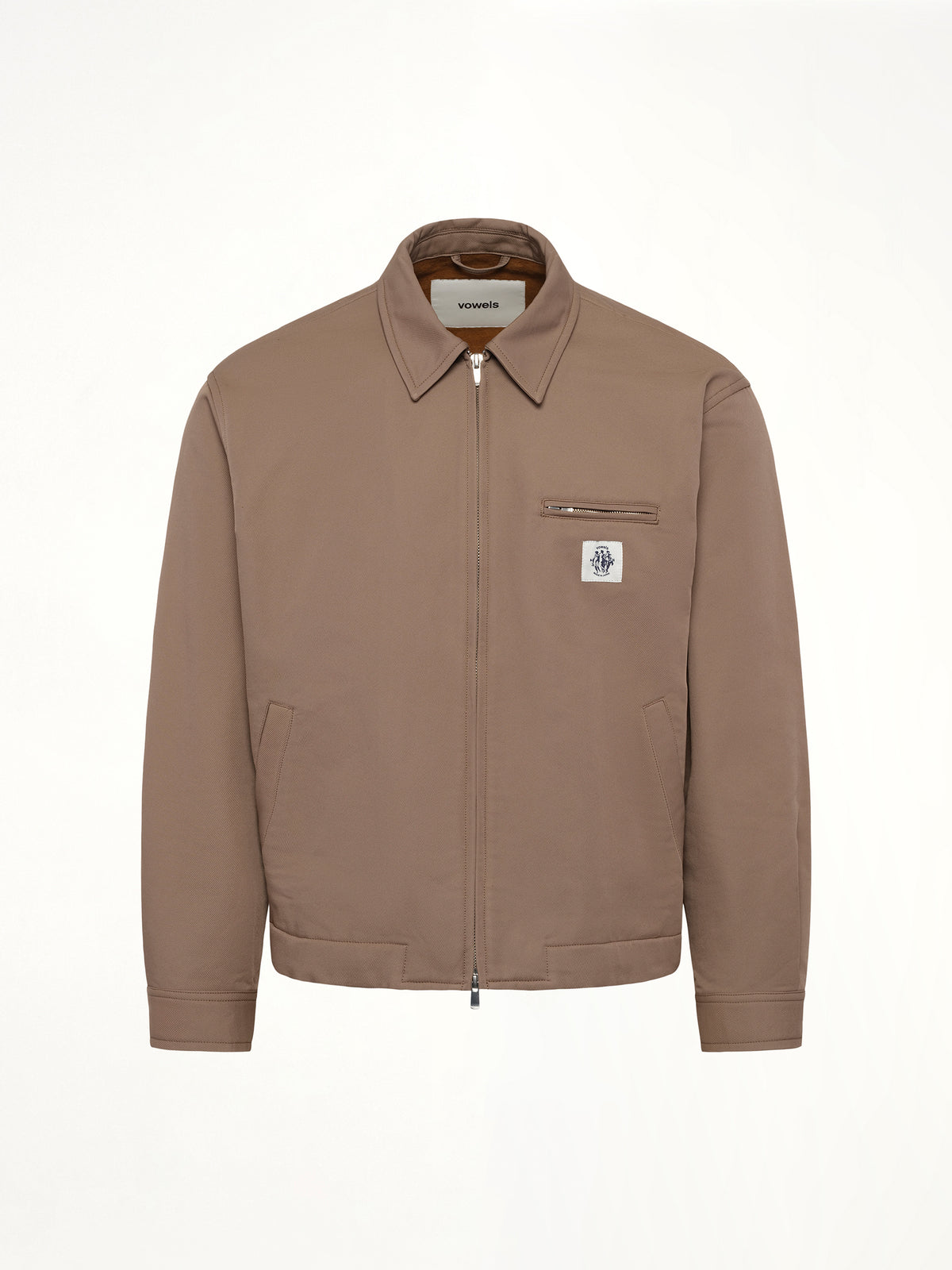 Zip Up Jacket in Khaki