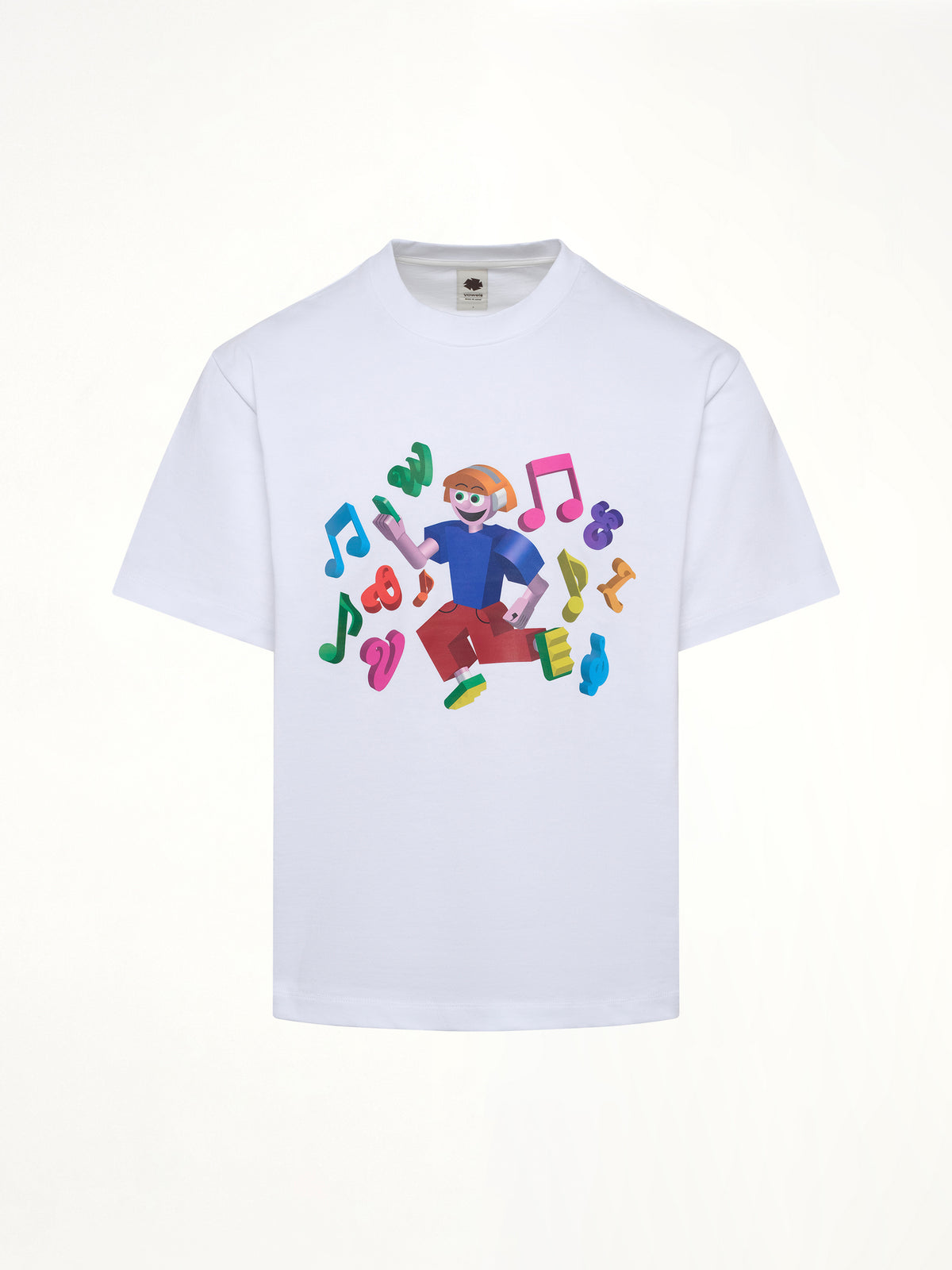 3D T-Shirt in White
