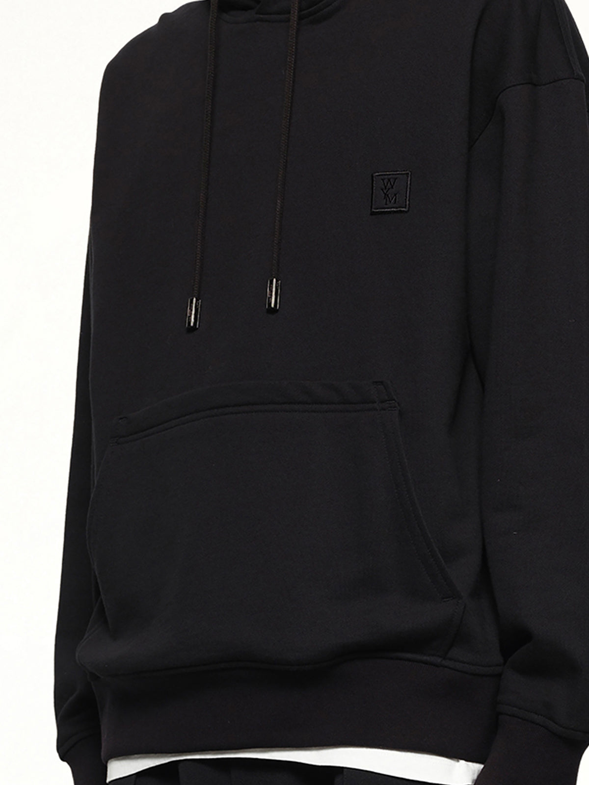 Flower Petal Hoodie in Black