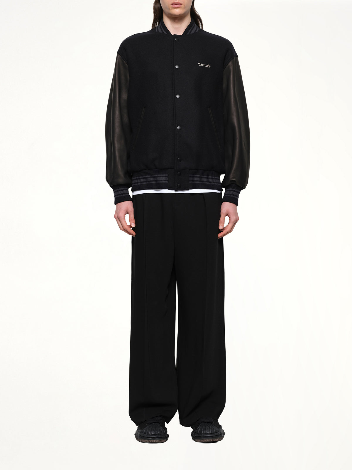 Varsity Jacket in Black