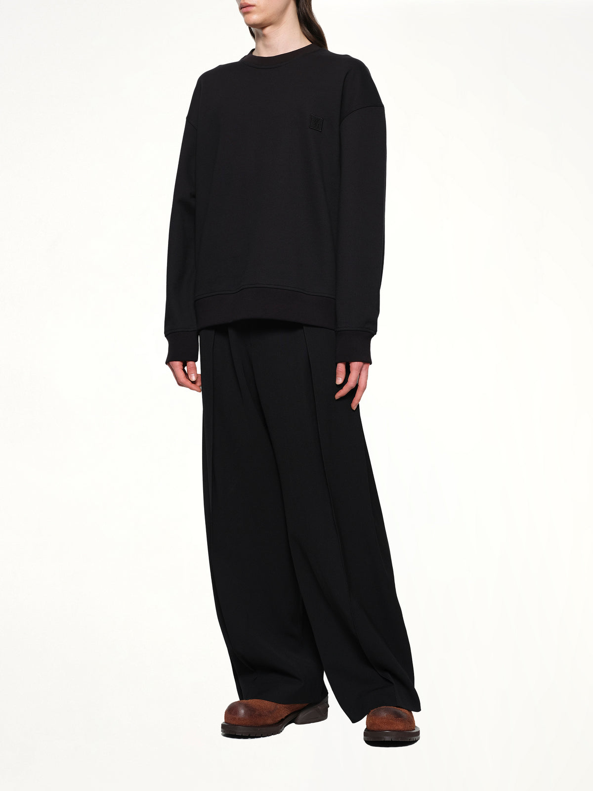 City Graphic Sweatshirt in Black