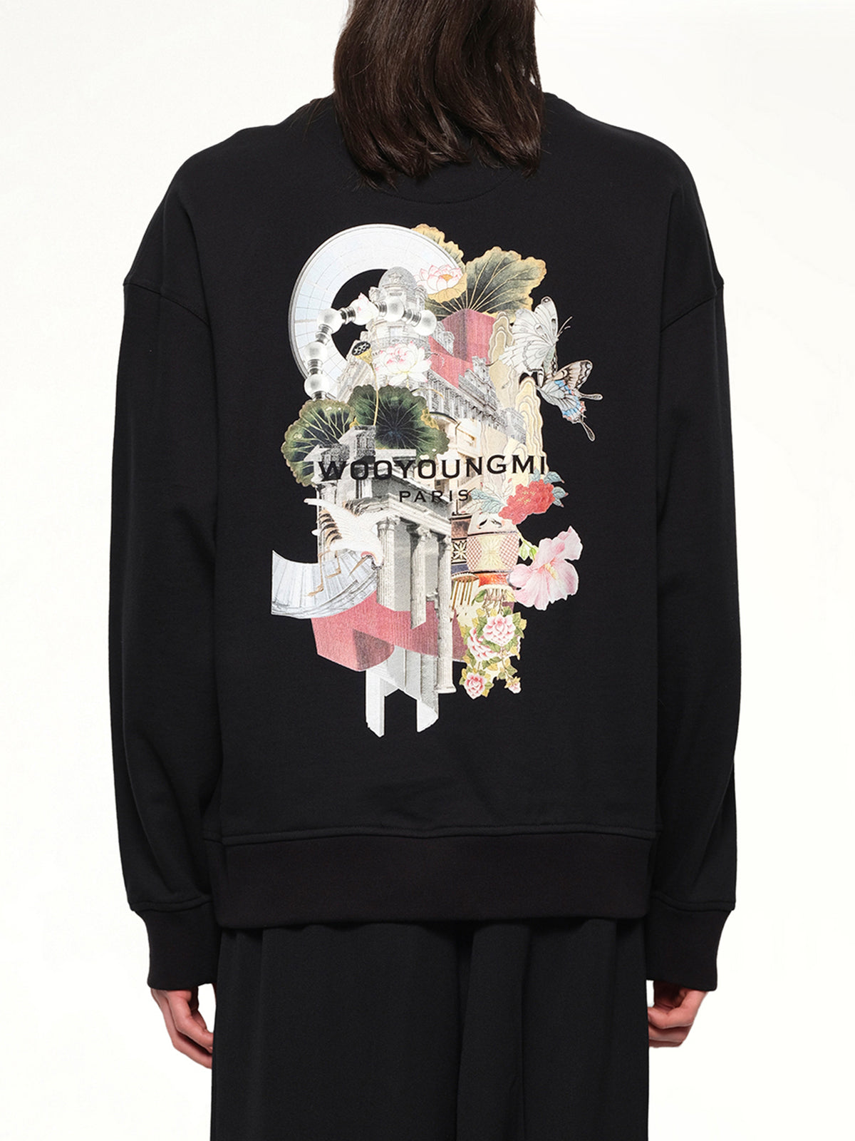 City Graphic Sweatshirt in Black
