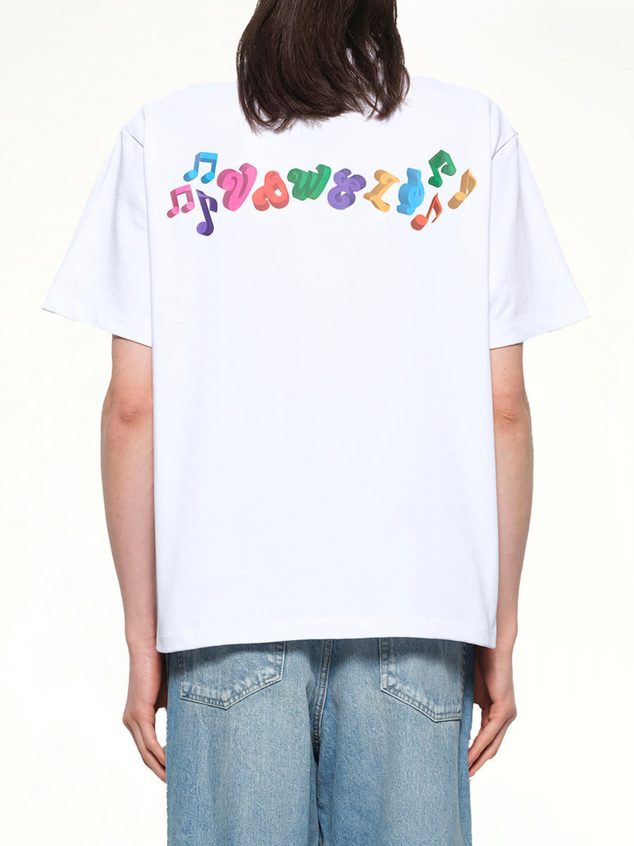 3D T-Shirt in White