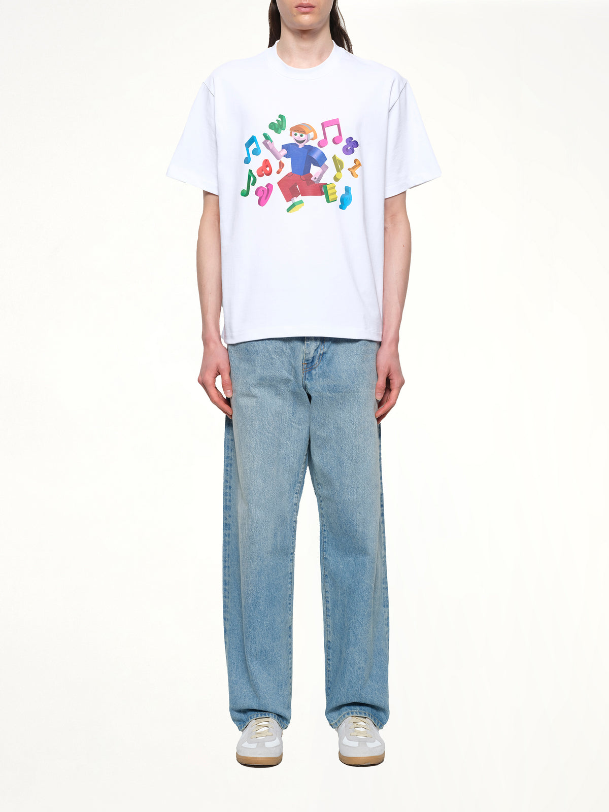 3D T-Shirt in White