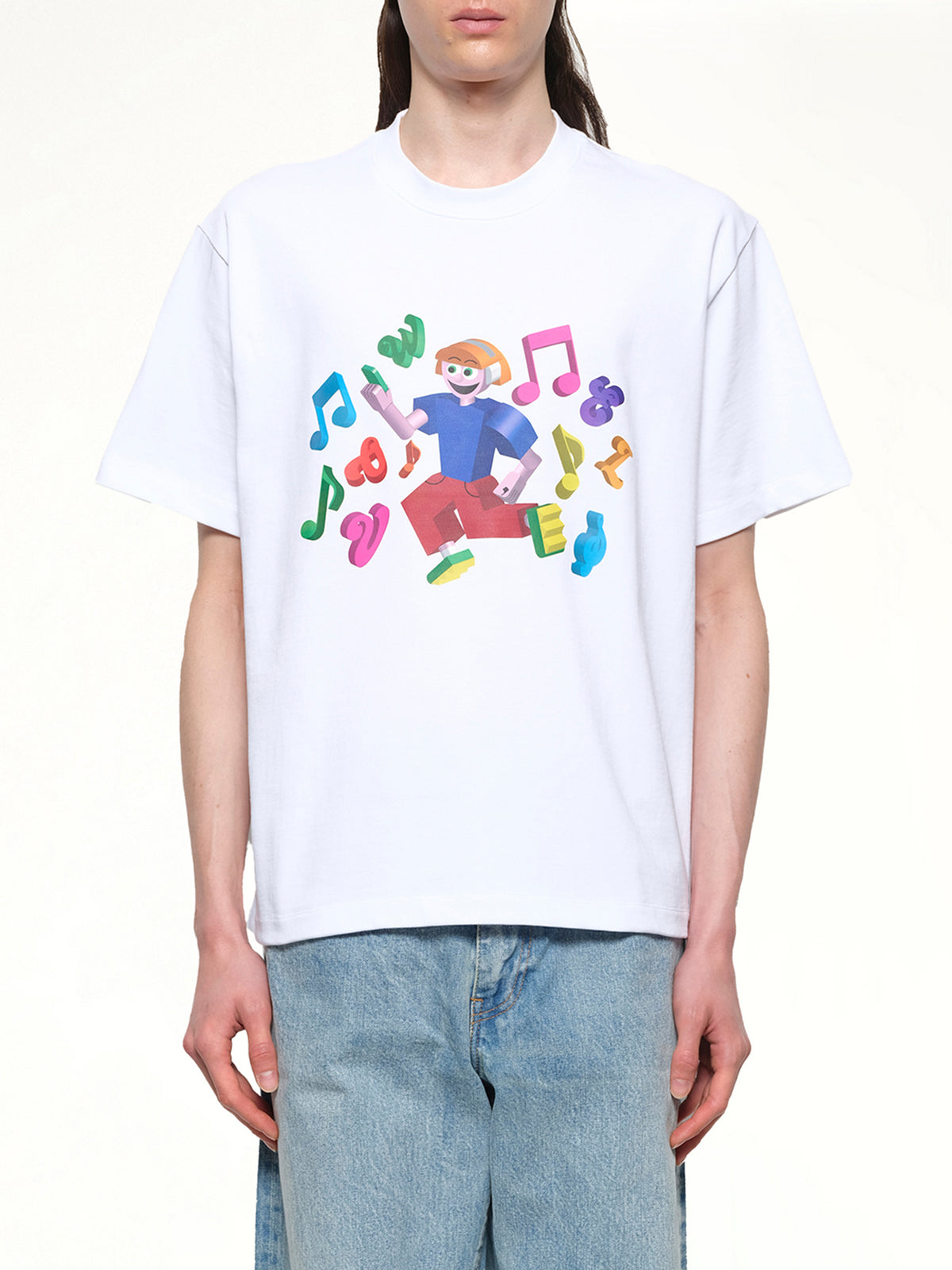 3D T-Shirt in White