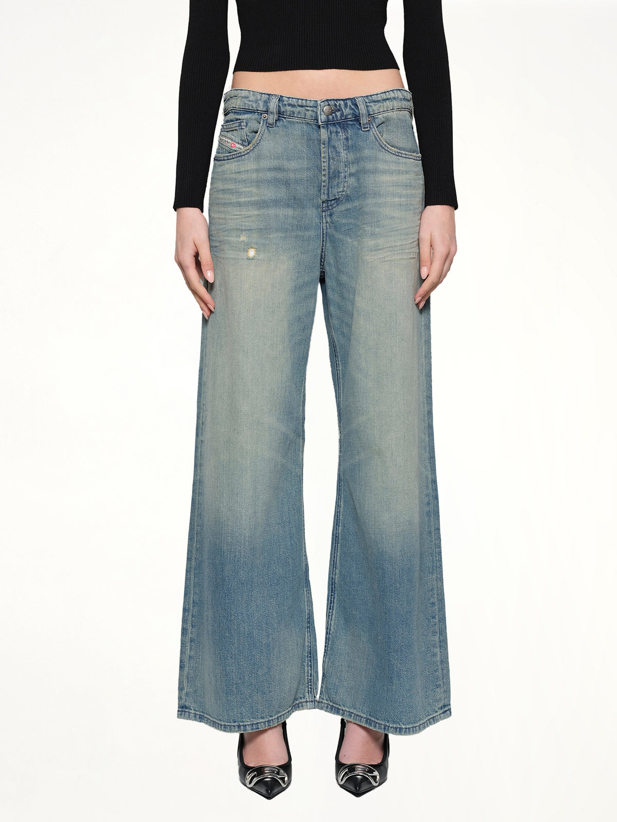 1996 D-SIRE Wide Jeans in Light Blue