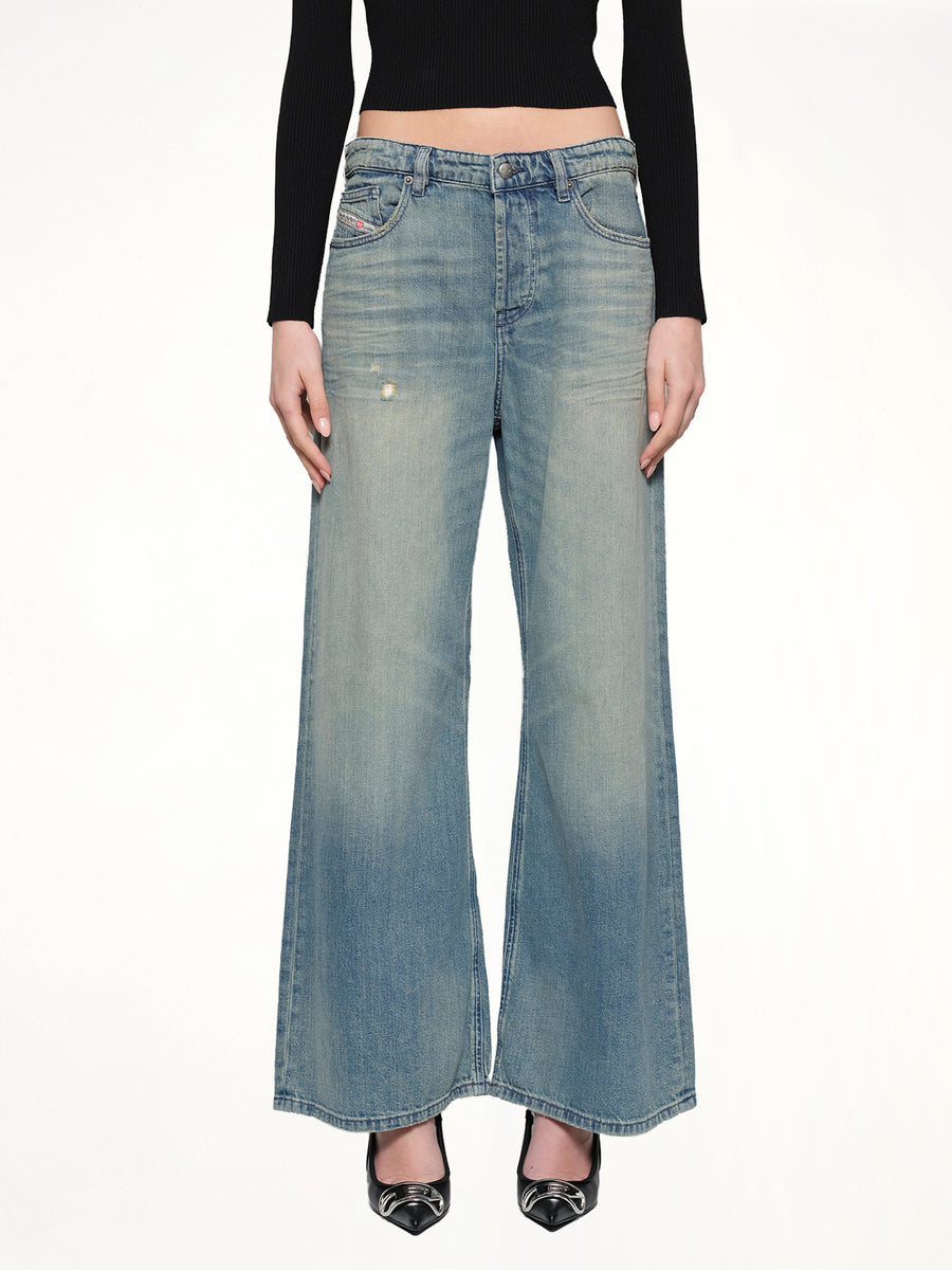 1996 D-SIRE Wide Jeans in Light Blue