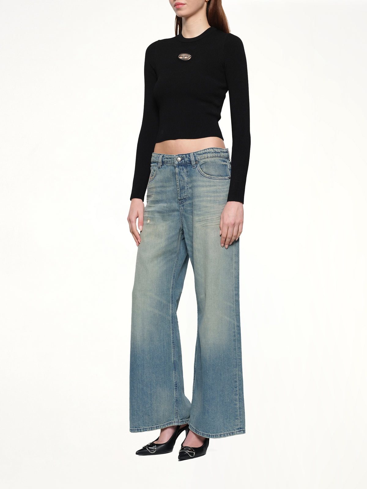 1996 D-SIRE Wide Jeans in Light Blue