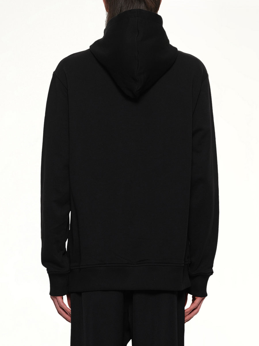 Balmain Chian Logo Hoodie in Black/Gold