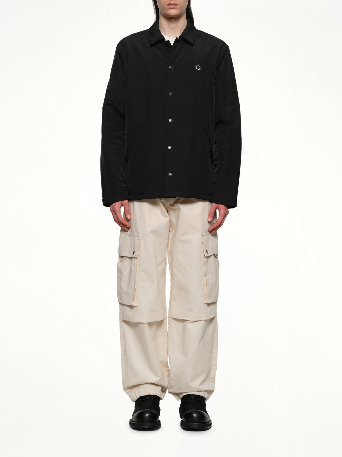 Boke Flower 2.0 Reversible Heavy Coach Jacket in Black