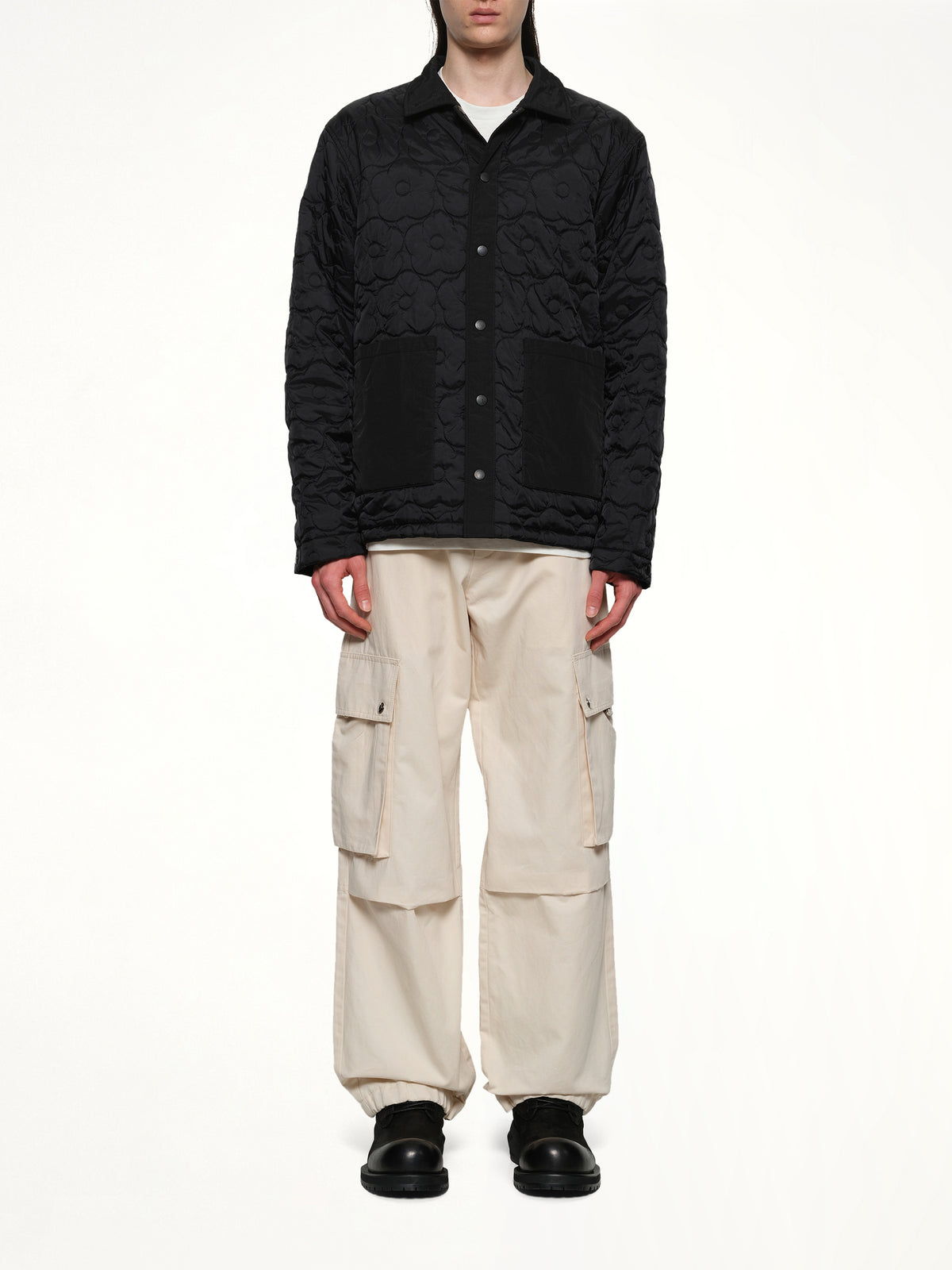 Boke Flower 2.0 Reversible Heavy Coach Jacket in Black