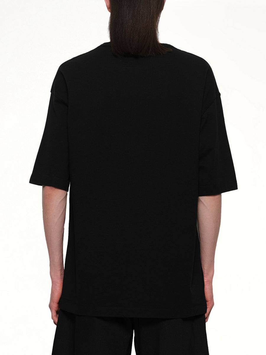 Boxy Ss T-Shirt in Black