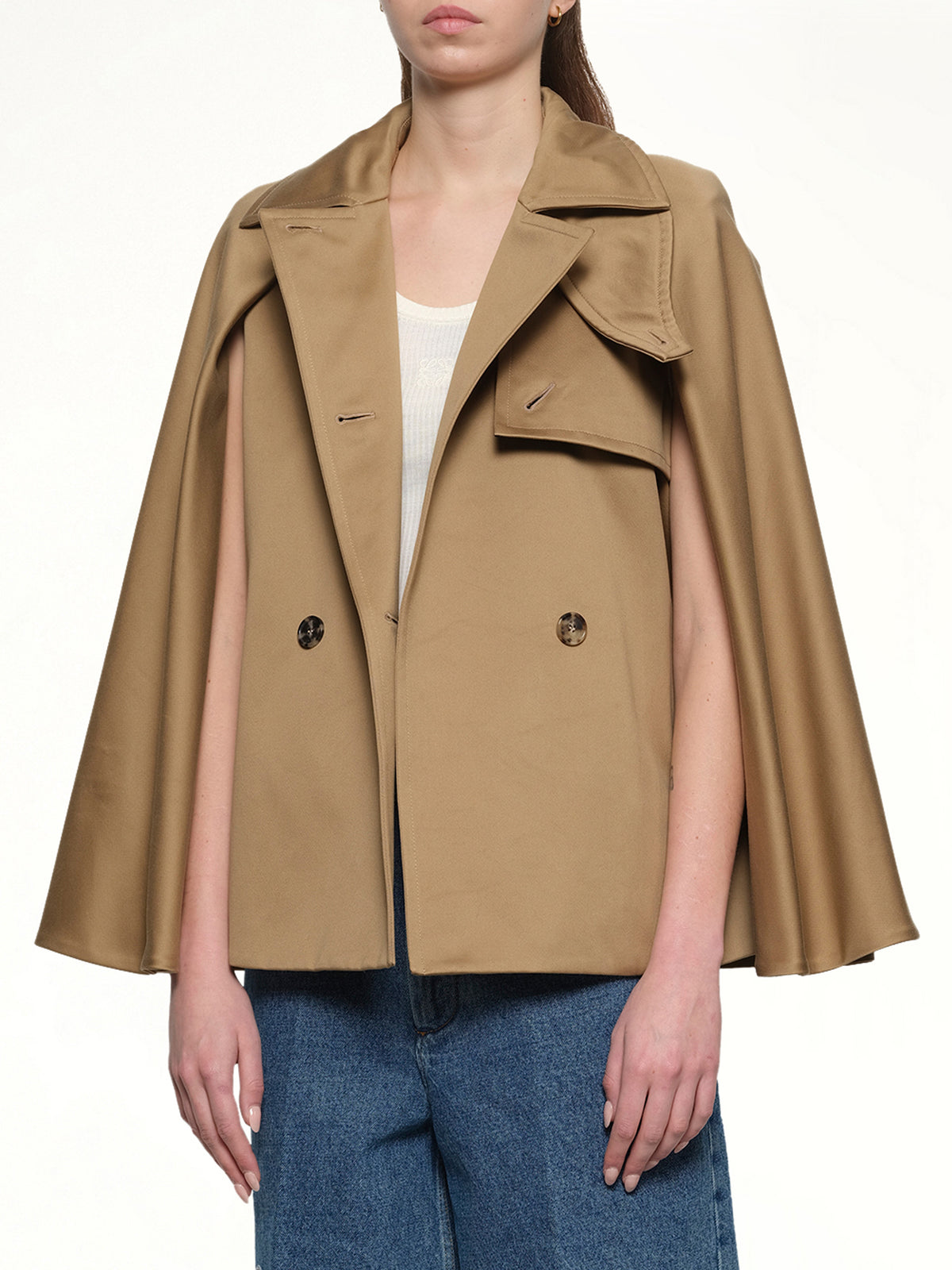 Cape Jacket in Beige
