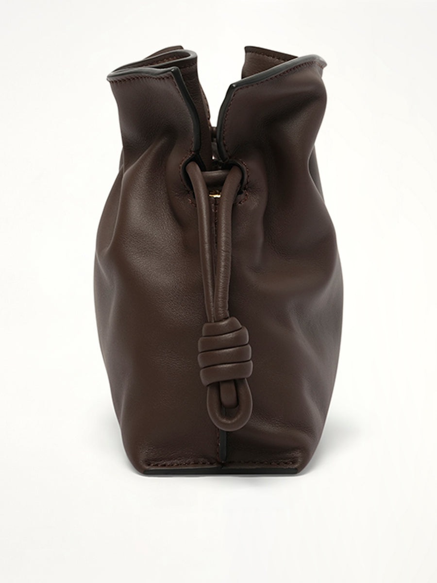 Flamenco Clutch Mini in Chocolate