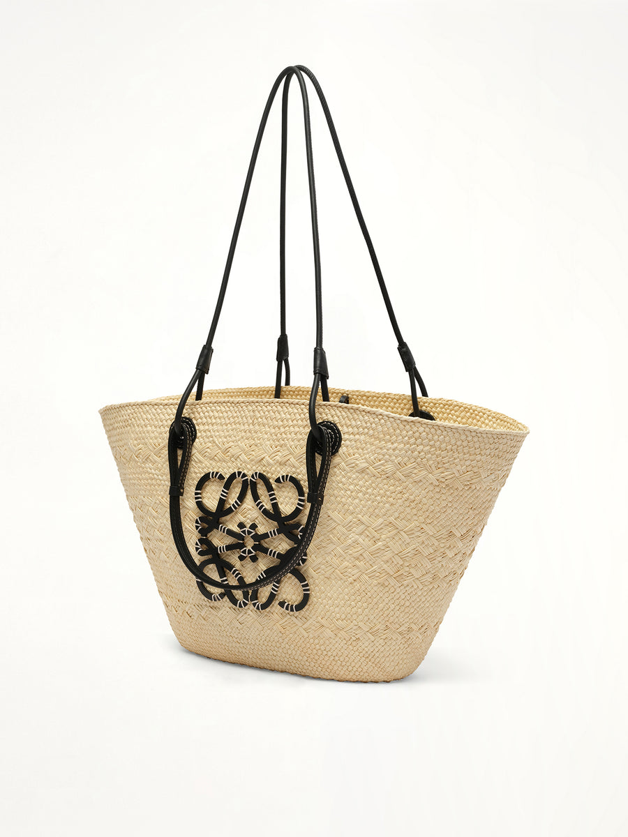 Anagram Basket Medium in Natural/Black