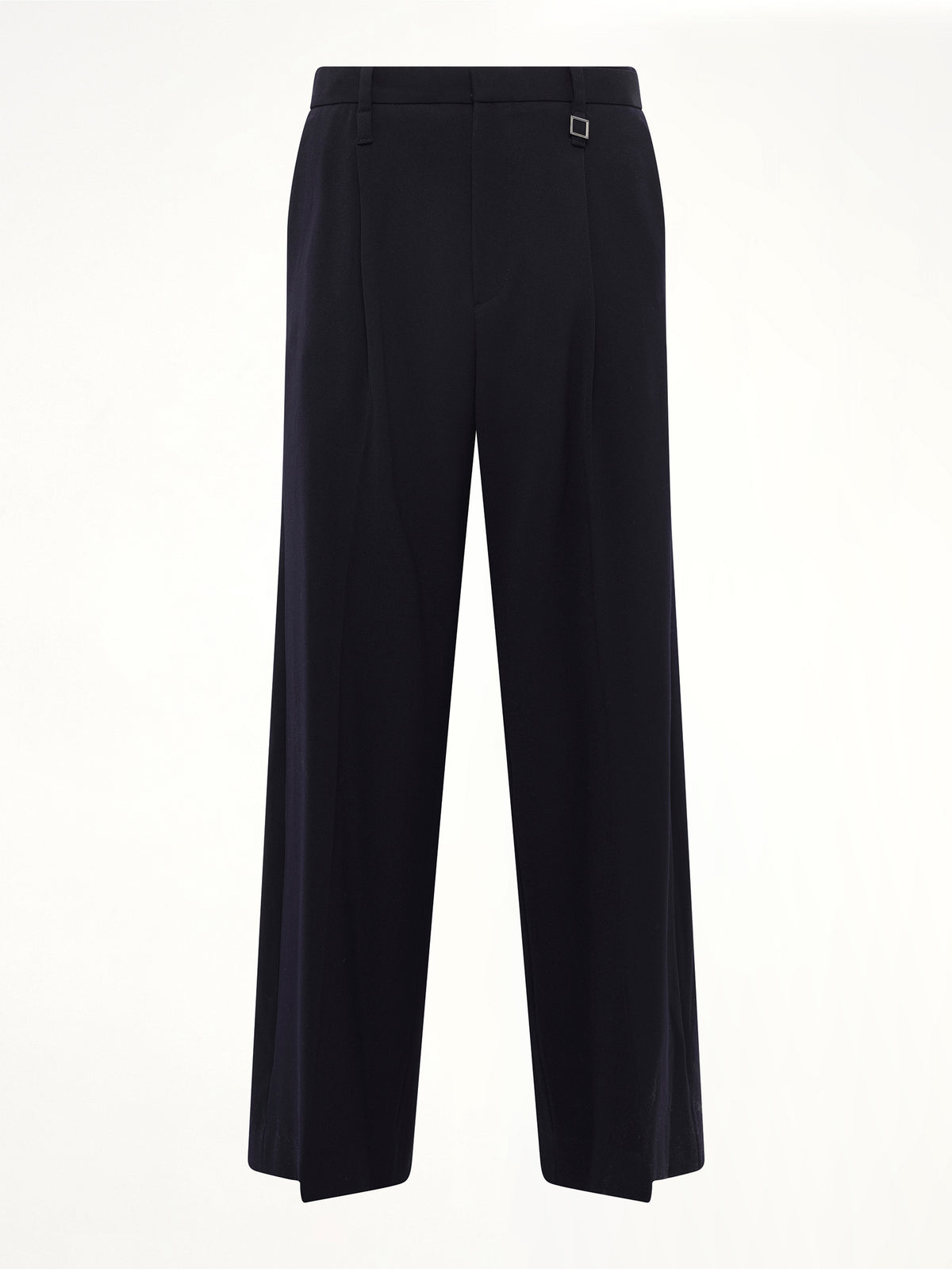 Wide Slacks in Navy