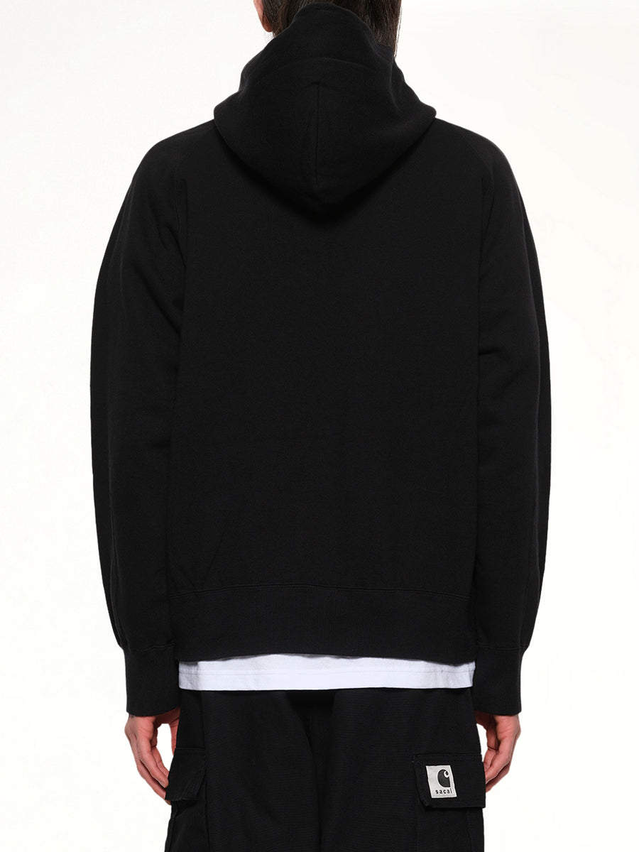 Carhartt WIP Cotton Jersey Hoodie in Black
