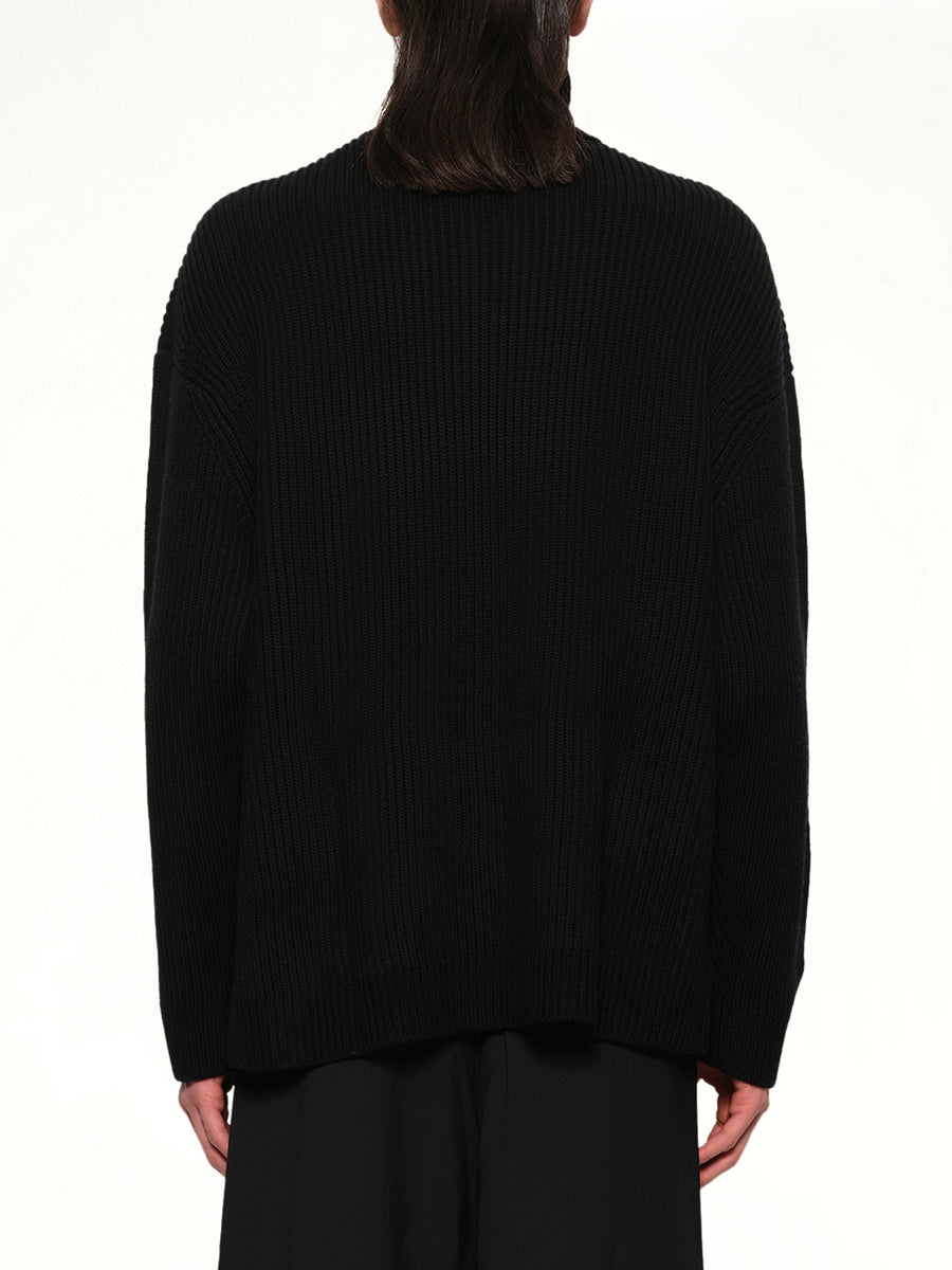 Chunky Turtleneck in Black