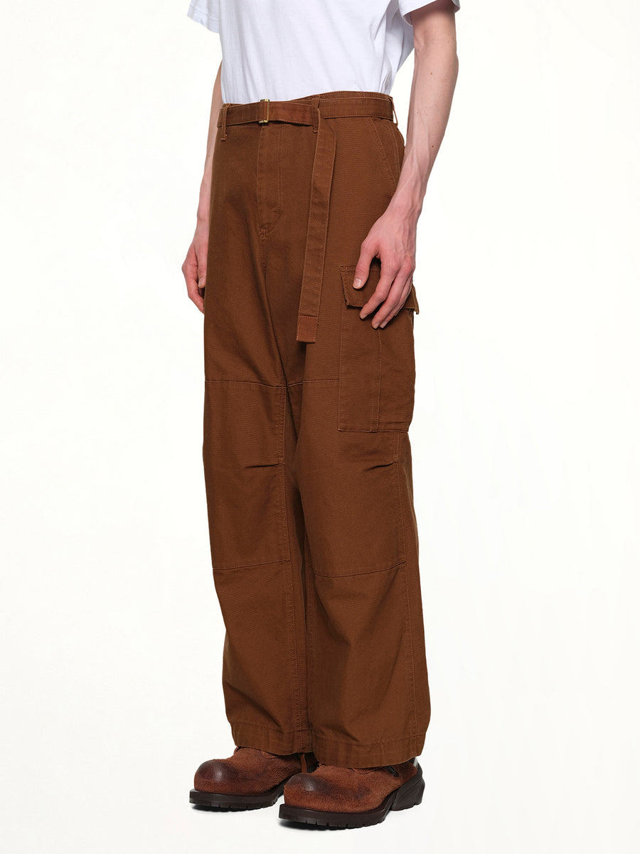 Carhartt WIP Duck Pants in Dark Beige
