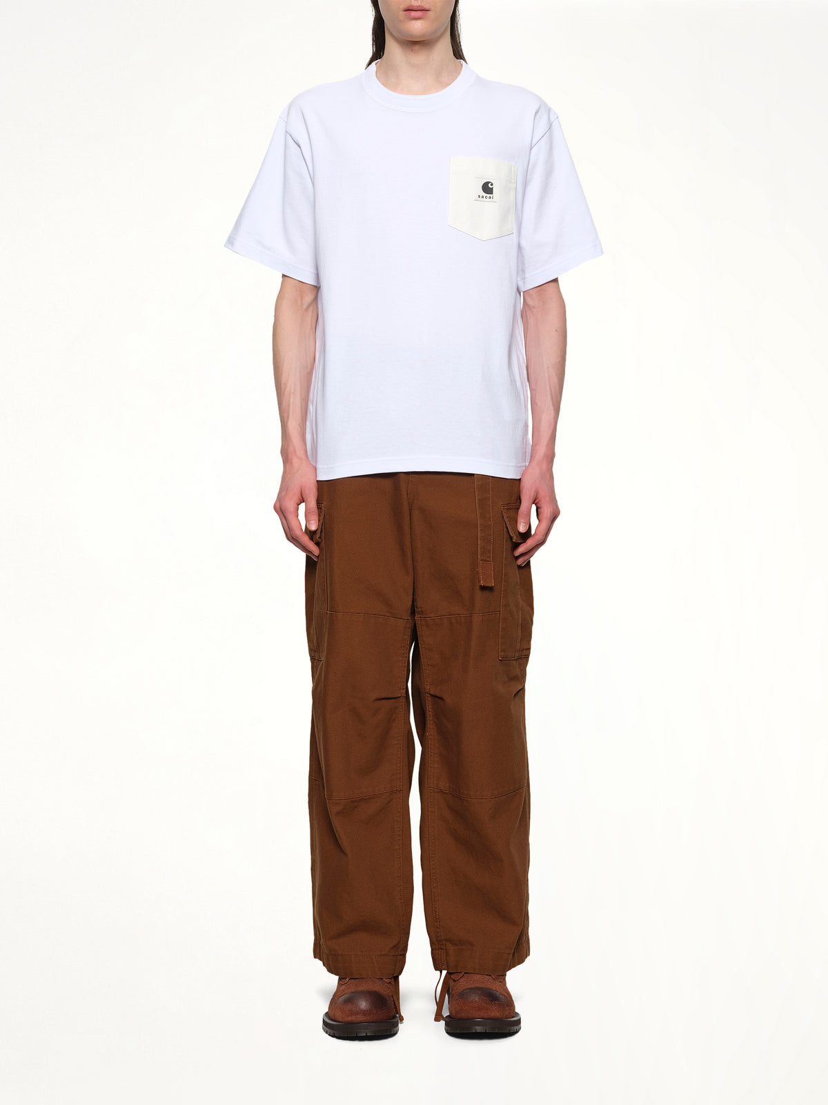 Carhartt WIP Cotton Jersey T-Shirt in White