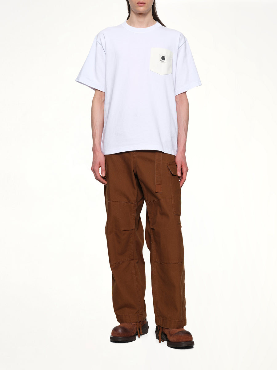Carhartt WIP Cotton Jersey T-Shirt in White